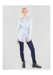 Women's long striped shirt BLUDT-0098-61(Z20)-02