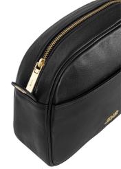 Women's black leather shoulder bag TORES-0806B-99(W24)-06