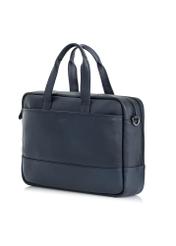 Navy blue leather men's bag TORMS-0015D-69(W25)-02