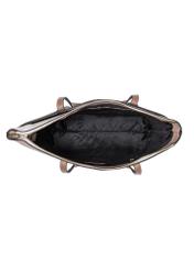 Two-color women's shopper bag TOREC-0780-15(W23)-05
