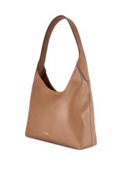 Camel medium women's handbag TOREC-1200-1D(W26), diagonal product view on a white background.