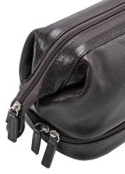 Men's glossy cosmetic bag TORMS-0479-89(Z25), close-up of the product detail on a white background.