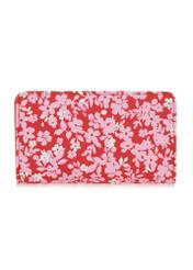 Women's wallet with floral pattern POREC-0370-15(W24)-02