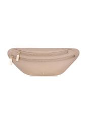 Women's beige leather kidney TORES-0721B-81(W24)-01