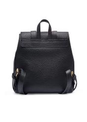 Black women's backpack TOREC-1138-9I(W26) - product view from the back, on a white background.