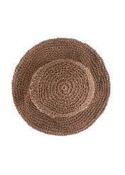 Women's straw hat KAPDT-0047-1E(W26), product view from above on white background.