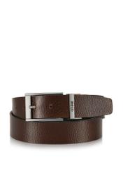 Double-sided leather men's belt PASMS-0167B-99(W24)-01