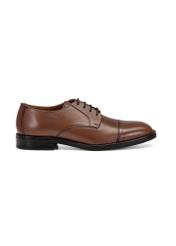 Brown leather men's shoes BUTYM-0500-87(W25)-01