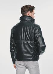 Black men's winter leather jacket KURMS-0202-5554(Z24) pic. 4