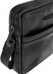 Men's leather bag with logo TORMS-0435-99(Z24)-06