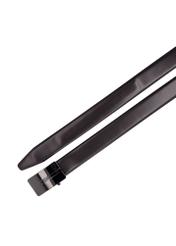 Men's brown leather belt PASMS-0291-1I(Z26)