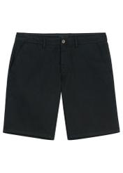 Men's black cotton shorts SZOMT-0029-99(W26), front product view on white background.