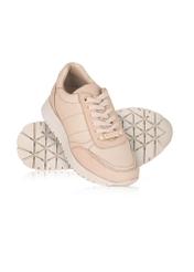 Beige leather women's sports shoes BUTYD-1099-80(Z24)