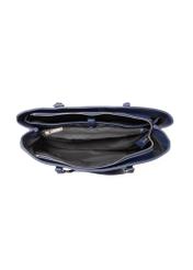 Large navy blue women's bag TOREC-1064-69(Z25), product view inside on white background.