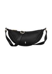 Black small women's bag TOREN-0351-99(Z26), front product view on white background.