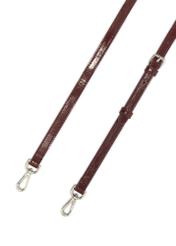 Burgundy women's handbag TOREC-0003J-49(Z25) - view of the strap on a white background.