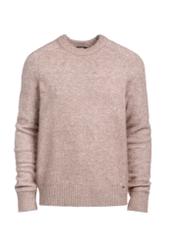 Men's camel wool sweater SWEMT-0171-24(Z25), front product view on white background.