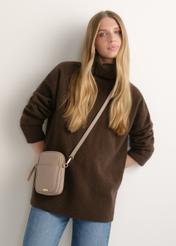 Beige mini women's phone bag TOREC-1368-1B(Z26)