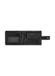 Black leather men's wallet PORMS-0622-99(Z24)-06