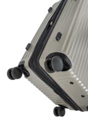 Set of hard suitcases on wheels 19"/24"/28" WALAB-0073-2X(W26), view of the product wheels on a white background.
