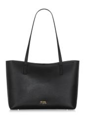 Classic black women's shopper bag TOREC-0959-99(Z24)-01