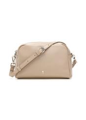 Women's shoulder bag in cool beige color TOREC-1342-1K(Z26), front product view on white background.