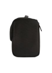 Large black men's cosmetic bag TORMN-0405-99(W26), side view of the product on a white background.