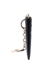 Black small leather women's wallet PORES-1013R-9I(Z26), side product view on white background.
