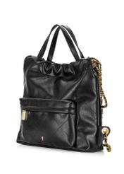 Women's quilted black imitation leather bag TOREC-0986-99(Z24)-02