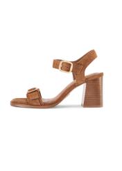 Camel-colored suede sandals BUTYD-1230-1D(W26)