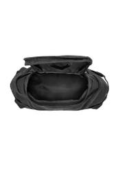Black cosmetic bag AW-018-0003-99(W26), product view inside on white background.