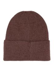 Brown women's hat CZADT-0206-1H(Z26), product view from the back on a white background.