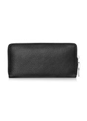 Large black leather women's wallet PORES-0800P-99(Z24)-06