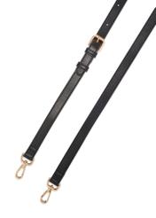 Black women's laptop bag TOREC-1130-99(W26), product strap view on white background.