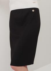 Black pencil midi skirt SPCDT-0081-99(Z23)-01