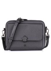 Gray two-compartment shoulder bag TOREC-0405B-95(Z24)-03