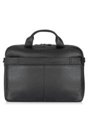 Black leather men's bag TORMS-0250-99(Z23)-03