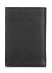 Men's leather wallet with stitching PORMS-0521-99(W23)-03