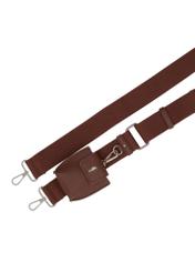 Light brown women's shoulder bag TOREC-1255-1G(Z26), view of the product strap on a white background.