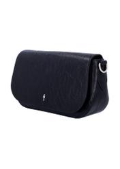 Black croco women's handbag TOREC-1308-9G(Z26), diagonal product view on a white background.