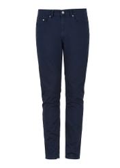 Navy blue men's pants SPOMT-0096-68(W24)-03