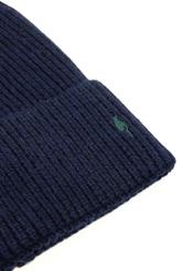 Dark navy blue men's cap CZAMT-0084-69(Z25), close-up of the product detail on a white background.