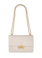 Cream quilted women's bag TOREC-0528B-12(Z24)-02