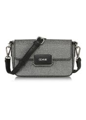 Silver women's clutch bag TOREC-0989-92(Z24)-03