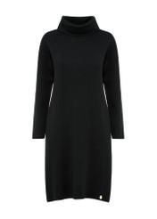 Black turtleneck dress SUKDT-0206-99(Z24)-04