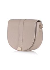 Leather beige shoulder postbag TORES-0979-81(W24)-02