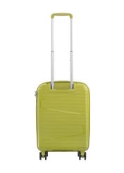 Small suitcase on wheels WALPP-0028-8G-19(W26), product view from the back on a white background.