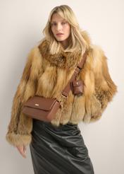 Light brown women's shoulder bag TOREC-1255-1G(Z26)