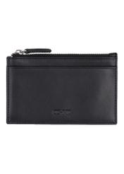 Small men's leather wallet PORMS-0716-99(Z26), front product view on white background.