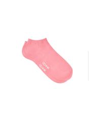 Women's short light pink socks SKADT-0053B-5A(W26), side product view on white background.